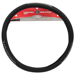 RoadPro 18" Comfort Grip Steering Wheel Cover, Black