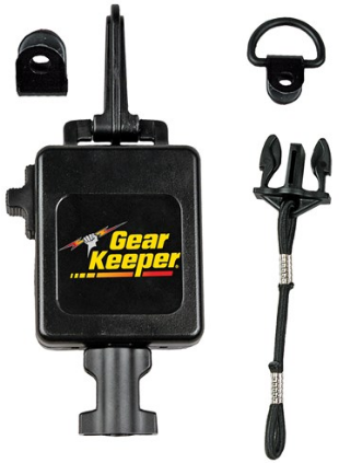 Heavy-Duty Retractable CB Mic Holder with Snap Clip