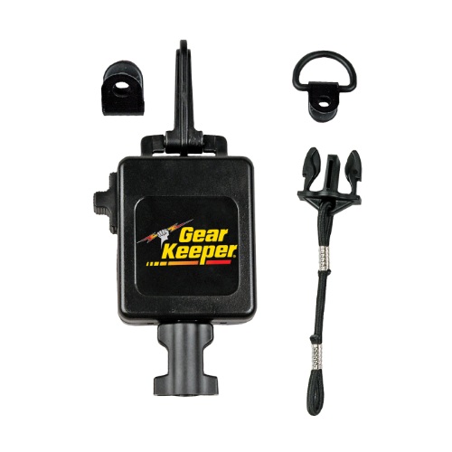 Heavy-Duty Retractable CB Mic Holder with Snap Clip
