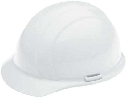 Americana 4-Point Safety Hat, Cap Style, White