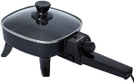 6" Non-Stick Electric Skillet with Glass Lid