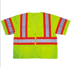 Cordova Cor-Brite Lime Short Sleeve Class 3 Safety Vest