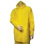 RoadPro Hooded Yellow Rain Suit