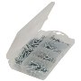RoadPro 135-Piece Sheet Metal Screw Kit with Plastic Case