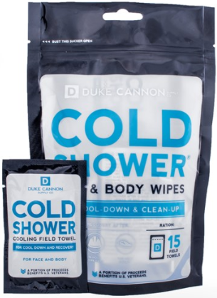 Duke Cannon Cold Shower Cooling Field Towels, 15pk