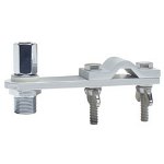 Horizontal Quick Disconnect Wing Nut Mirror Mount, SO-239 Stud Connector