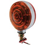 TruckSpec LED 4" Double Face Stop Turn Light Assembly, Red Amber