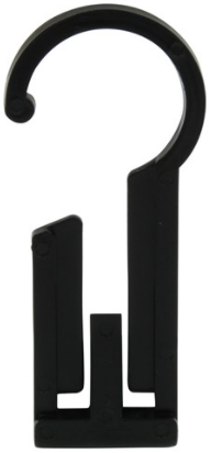 CB Microphone Hanger, Black Plastic