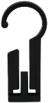 CB Microphone Hanger, Black Plastic