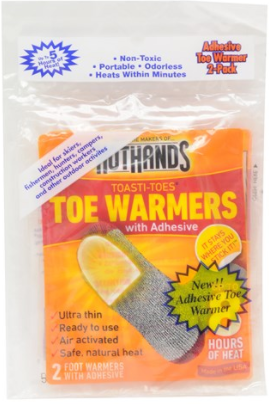 HotHands HeatMax Toe Warmers with Adhesive, 2 Pair Pack