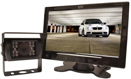Boyo 7in Backup Monitor, Heavy Duty Night Vision Camera Combo Kit