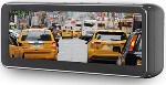Boyo 7.3in Frameless Rearview Mirror Monitor, 4 Camera Inputs, Trigger Wires