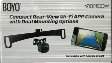 Wi-Fi Smart Phone APP Dual Mount Rear View Camera