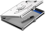 Vaultz Locking Storage Clipboard with Whiteboard