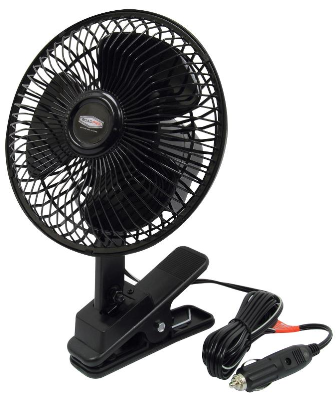 12 Volt Quick Clip Multi Mount Oscillating Fan