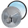 RoadPro 7.5" Stainless Steel Adj Convex Mirrors, Center Stud