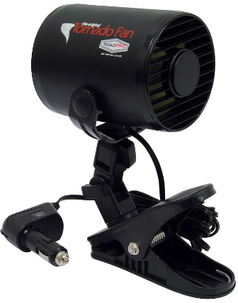 12 Volt Tornado Fan with Mounting Clip