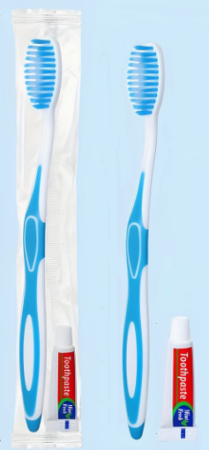 Disposable Toothbrush and Toothpaste Individually Wrapped