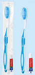 Disposable Toothbrush and Toothpaste Individually Wrapped