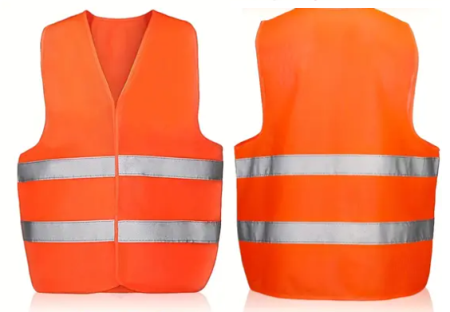 Reflective Safety Vest High Visibility Mesh Orange