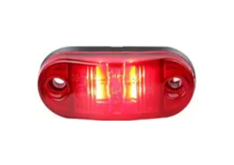 RoadTuff 12V 24V Universal LED Red Marker Light