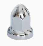 33mm Flanged Chrome Plated ABS Plastic Lug Nut Cover