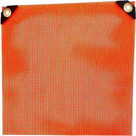 Vinyl Coated 18 x 18 Blaze Orange Safety Flag