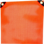 Vinyl Coated 18 x 18 Blaze Orange Safety Flag