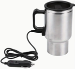 12 Volt Stainless Steel Heated Beverage Cup