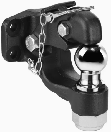 2 in 16K Bolt-on Combo Pintle Ball Hitch