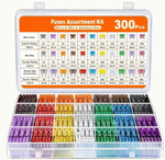 300 Piece Vehicle Fuse Kit with Case