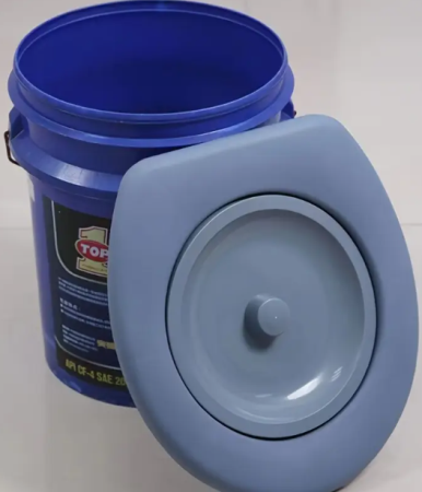 Portable 5-Gallon Bucket Toilet Seat