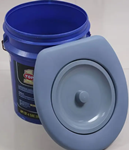 Portable 5-Gallon Bucket Toilet Seat
