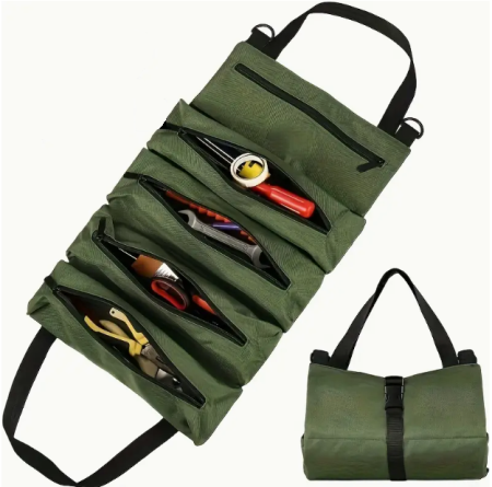 Heavy-Duty Roll-Up Oxford Tool Bag for Professional Drivers