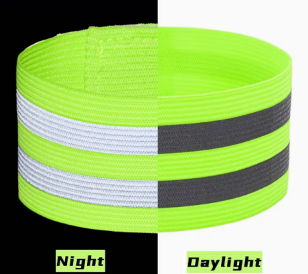 RoadTuff Fluorescent Reflective Safety Armband