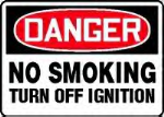 No Smoking Turn Off Engine