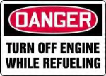 Turn Off Engine While Refueling Vinyl Decal