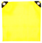 Vinyl Coated 18" x 18" Yellow Safety Flag