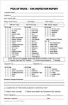 Pickup Truck Van Inspection Report