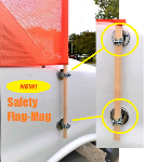 Safety Flag Pole Magnet 2 Pack