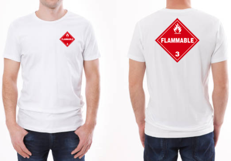 T-Shirt, Flammable
