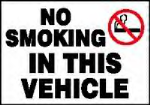 No Smoking In This Vehicle