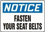 Fasten Your Seatbelts Vinyl Sign Decal