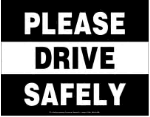 Please Drive Safely 3" x 5" Decal