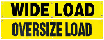 Pair of Banners Wide Load Oversize Load