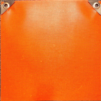 RoadTuff Vinyl Coated 18" x 18" Blaze Orange Safety Flag