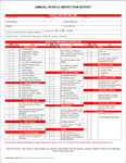 Annual Inspection Report, 2-Part, Carbonless