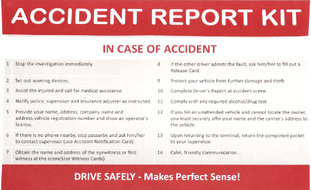 Accident Report Kit
