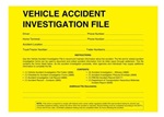 Vehicle Accident Investigation File Folder