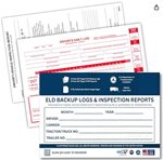ELD BackUp Log Book DVIR 2-Part Recap